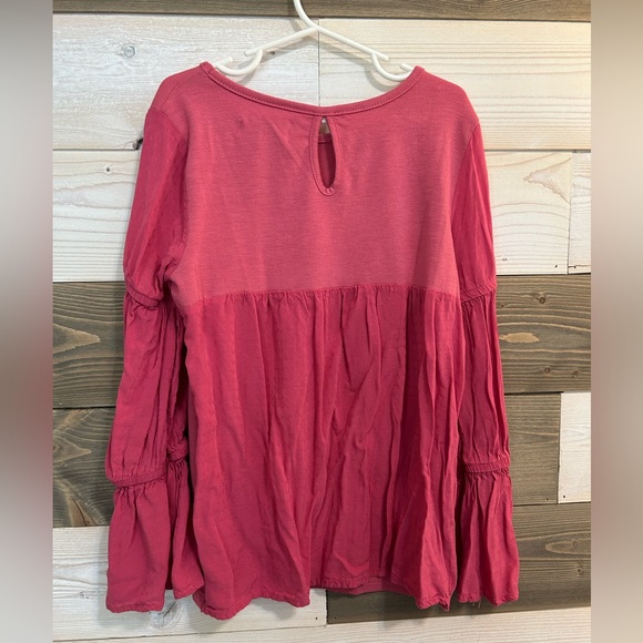 Speechless ⚜️ Girls Bell Sleeved Pink Top - Picture 2 of 4